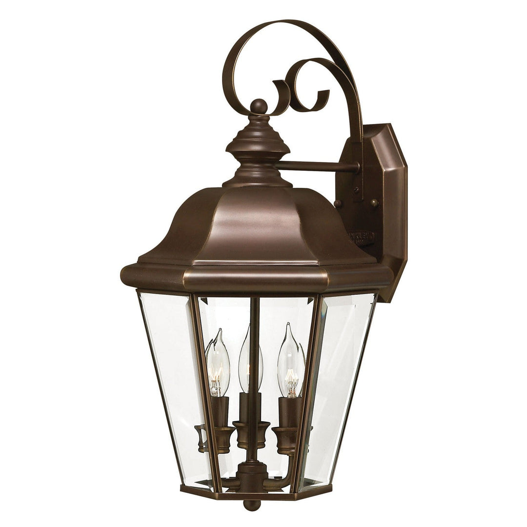 Hinkley Lighting 2424CB Clifton Park Led Wall Mount Outdoor Copper/Antique/Verde