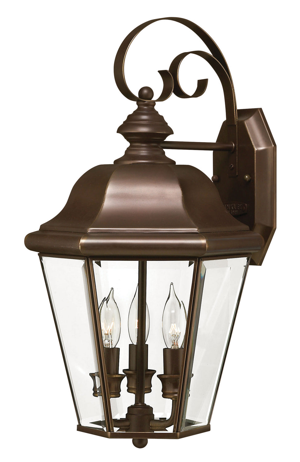 Hinkley Lighting 2424CB Clifton Park Led Wall Mount Outdoor Copper/Antique/Verde