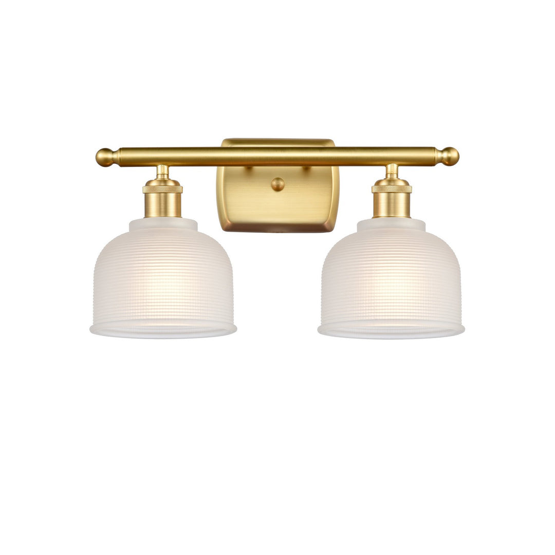 Innovations Ballston 516-2W-SG-G411 Bath Vanity Light 16 in. wide - Satin Gold