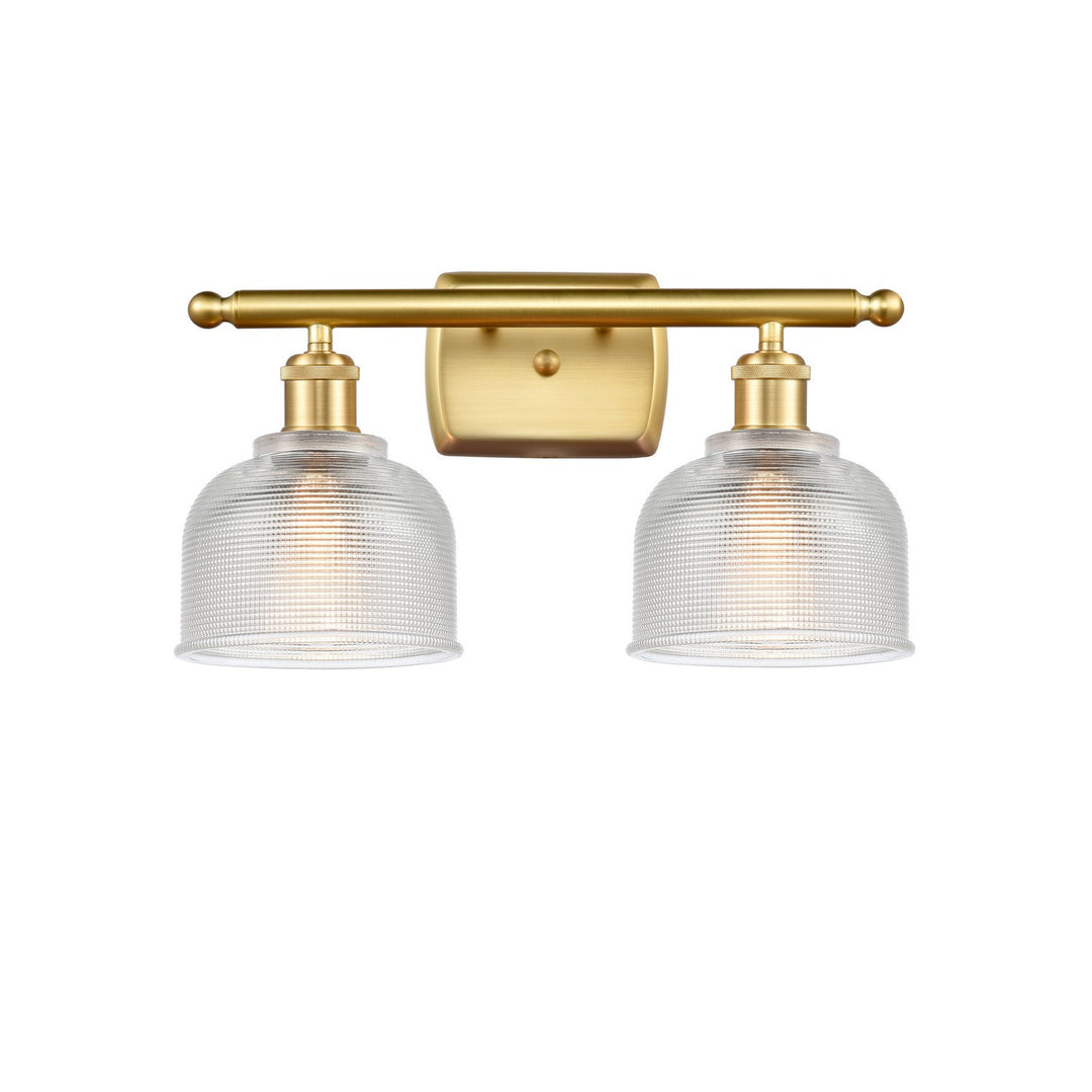 Innovations Ballston 516-2W-SG-G412 Bath Vanity Light 16 in. wide - Satin Gold