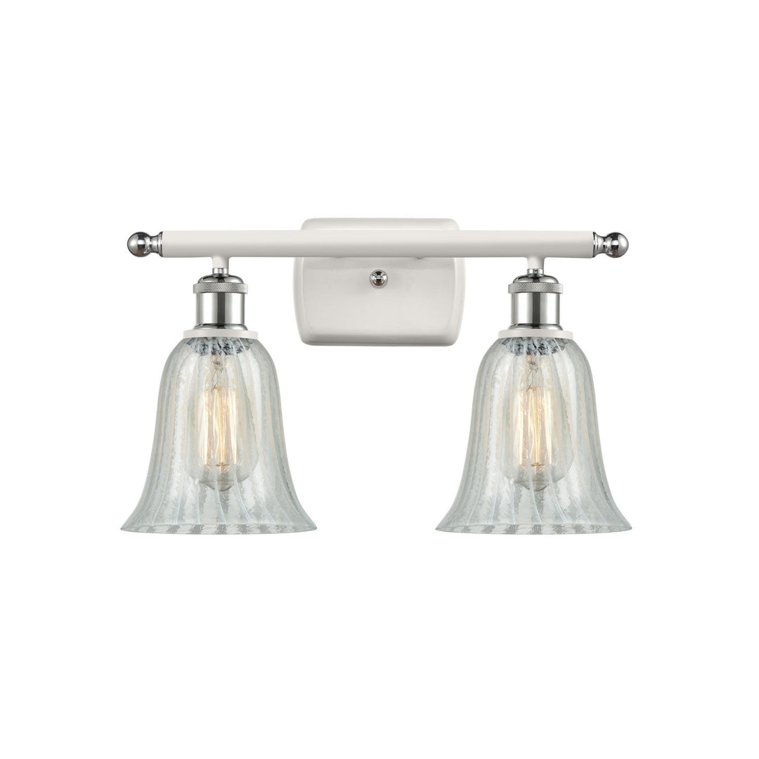 Innovations Ballston 516-2W-WPC-G2811 Bath Vanity Light 16 in. wide - White and Polished Chrome