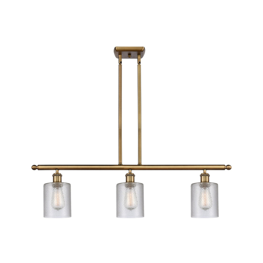 Innovations Ballston 516-3I-BB-G112 Pendant Light - Brushed Brass