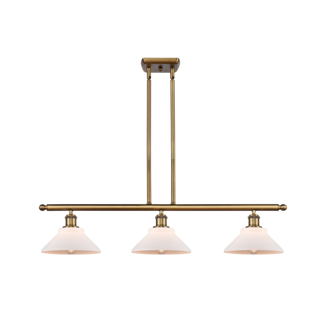 Innovations Ballston 516-3I-BB-G131 Pendant Light - Brushed Brass