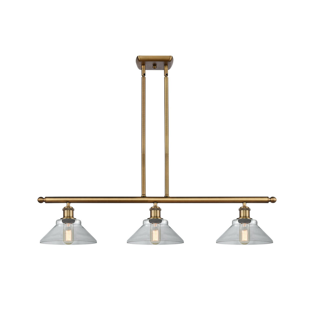 Innovations Ballston 516-3I-BB-G132 Pendant Light - Brushed Brass