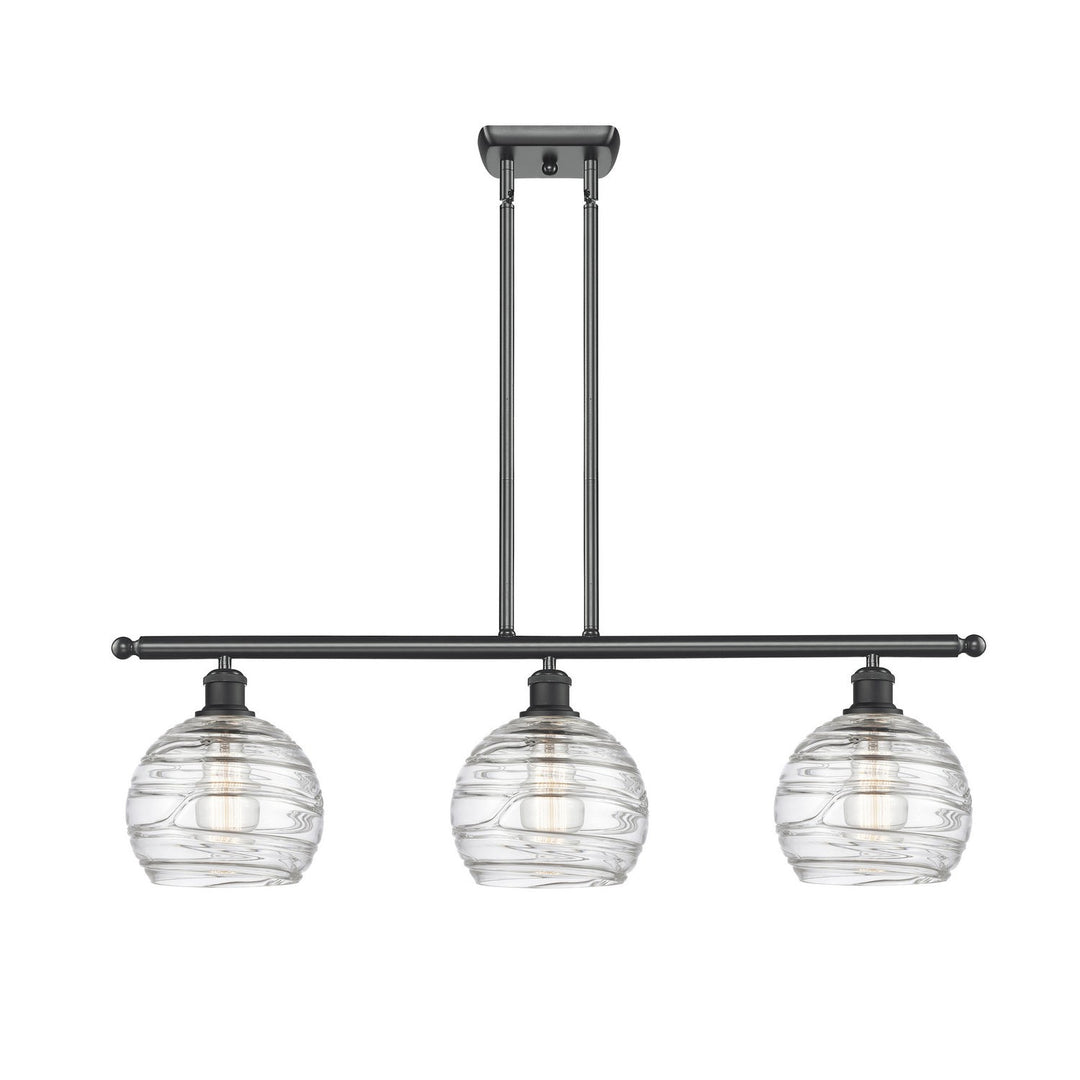 Innovations Ballston 516-3I-BK-G1213-8 Pendant Light - Matte Black