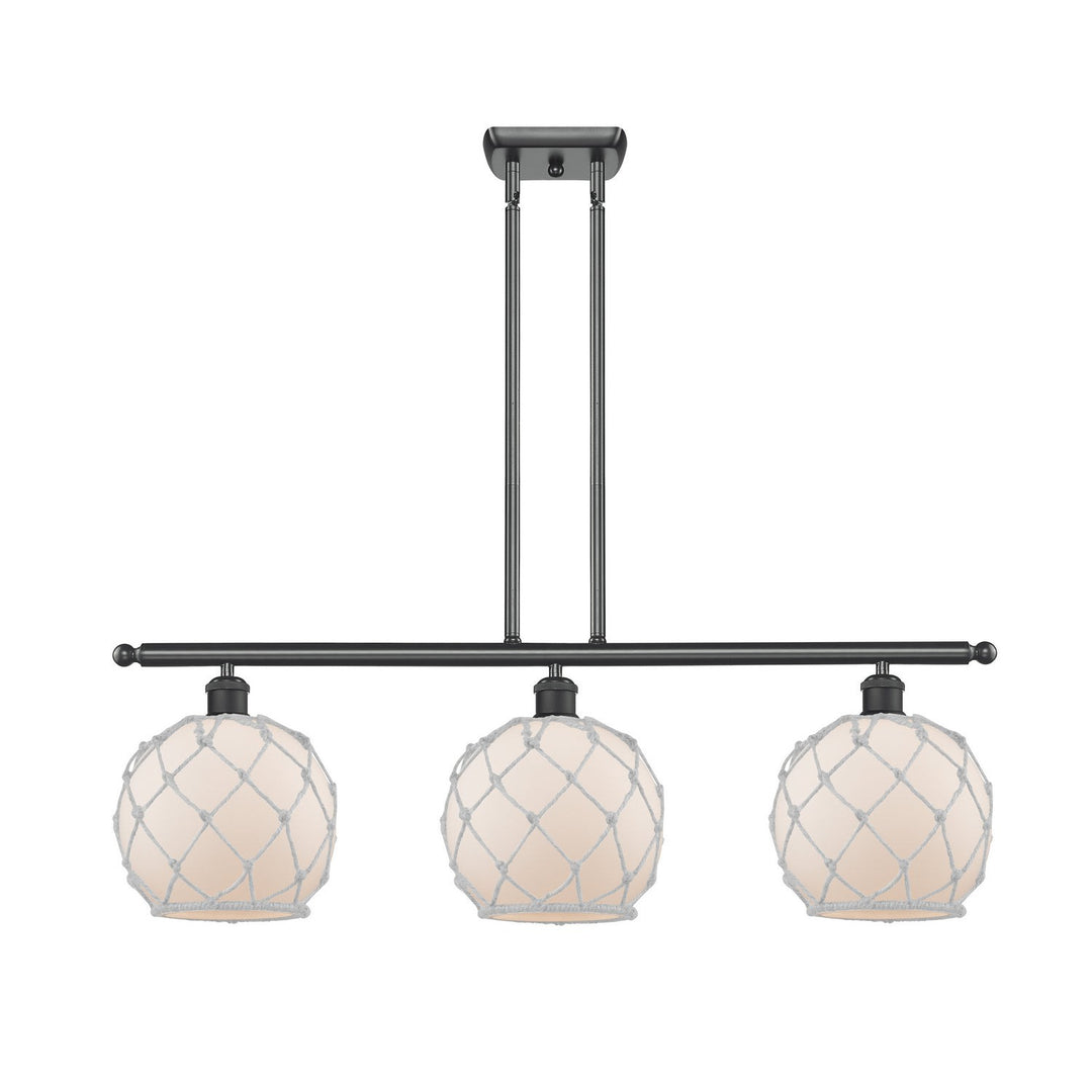 Innovations Ballston 516-3I-BK-G121-8RW Pendant Light - Matte Black
