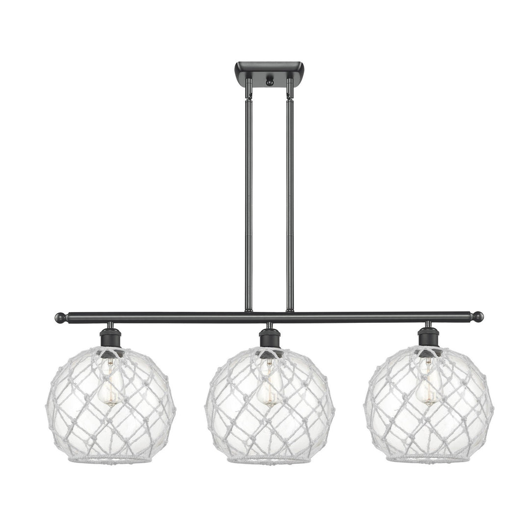 Innovations Ballston 516-3I-BK-G122-10RW Pendant Light - Matte Black