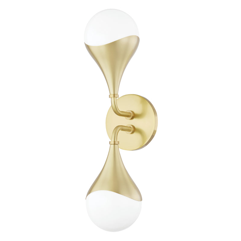 Mitzi Ariana H416302-AGB Wall Sconce Light - Aged Brass