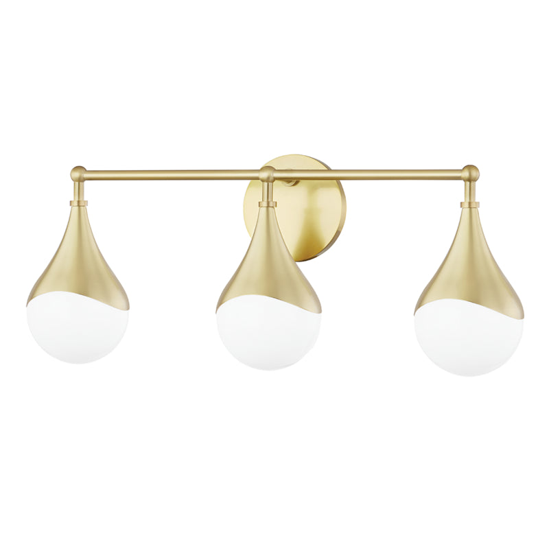 Mitzi Ariana H416303-AGB Bath Vanity Light 23 in. wide - Aged Brass