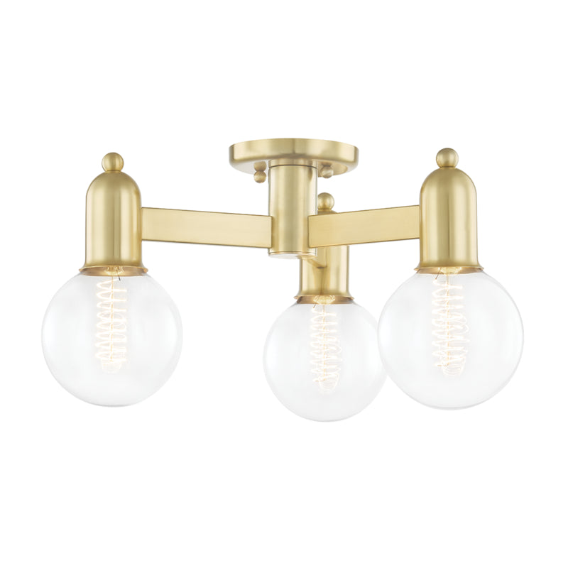 Mitzi Bryce H419603-AGB Ceiling Light - Aged Brass