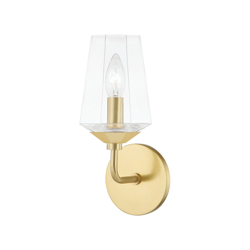 Mitzi Kayla H420301-AGB Wall Sconce Light - Aged Brass