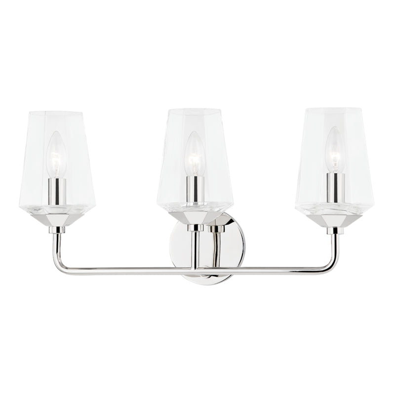 Mitzi Kayla H420303-PN Bath Vanity Light 22 in. wide - Polished Nickel