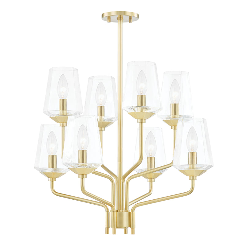 Mitzi Kayla H420808-AGB Chandelier Light - Aged Brass