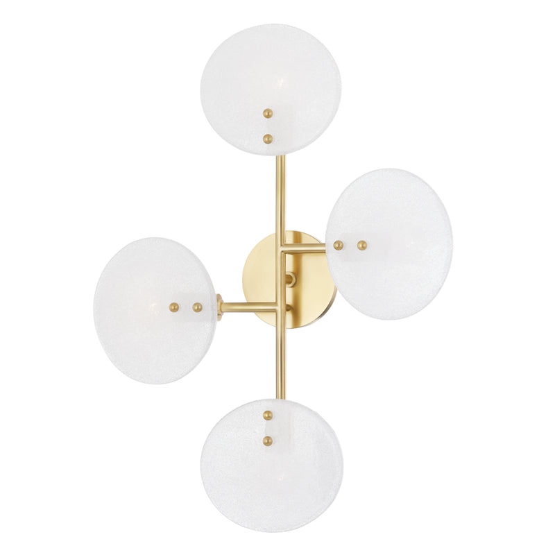 Mitzi Giselle H428604-AGB Wall Sconce Light - Aged Brass