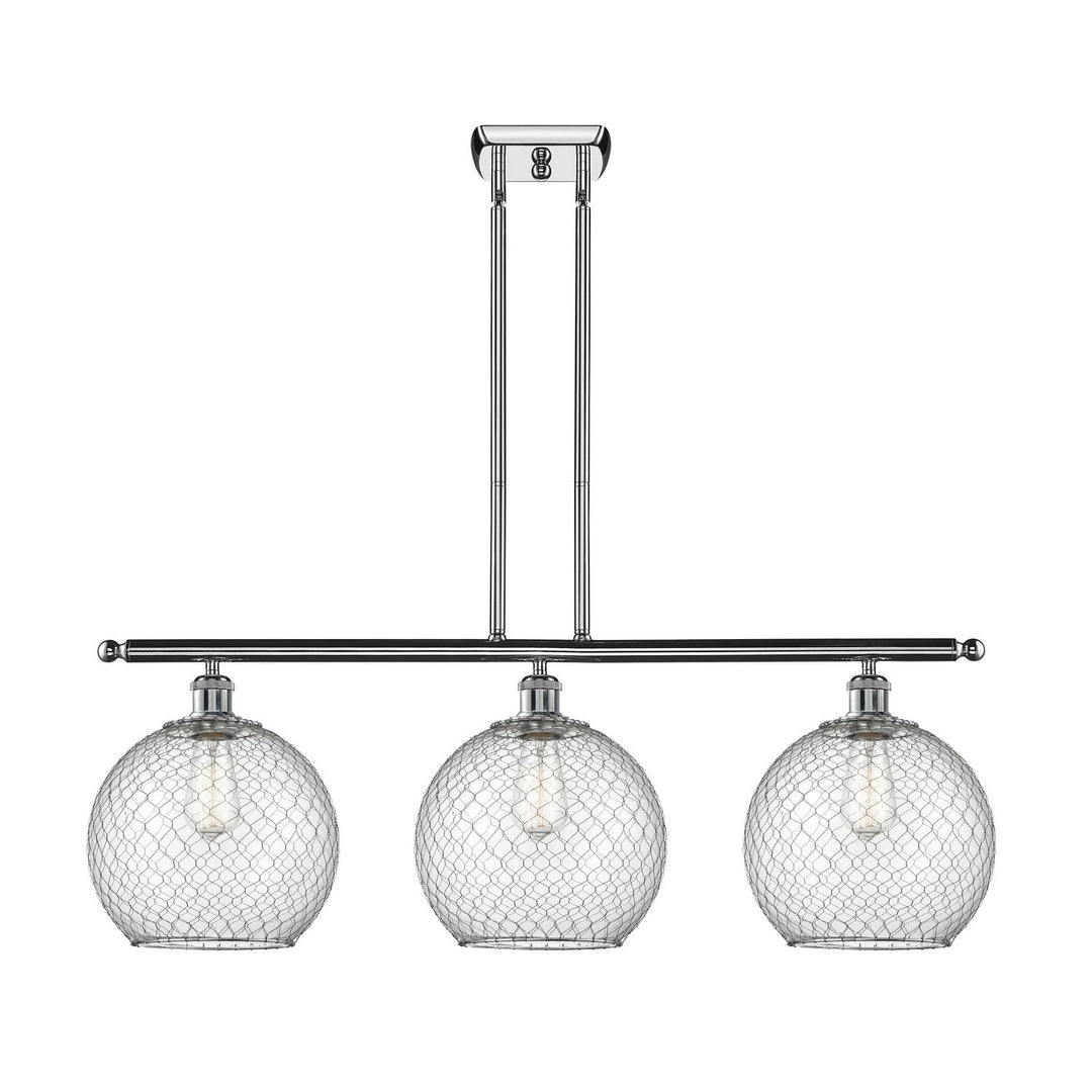 Innovations Ballston 516-3I-PC-G122-10CSN Pendant Light - Polished Chrome