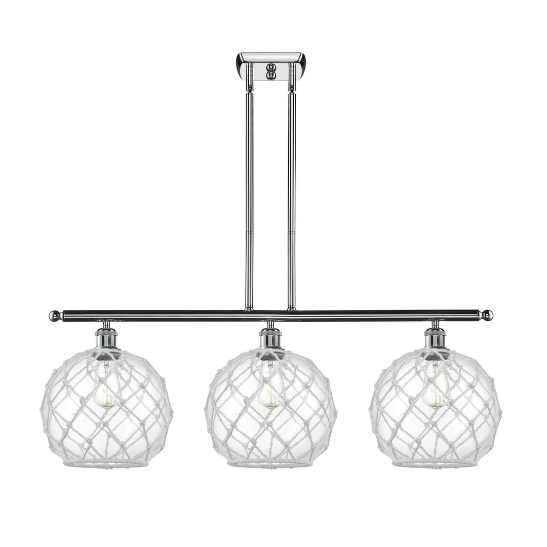 Innovations Ballston 516-3I-PC-G122-10RW Pendant Light - Polished Chrome