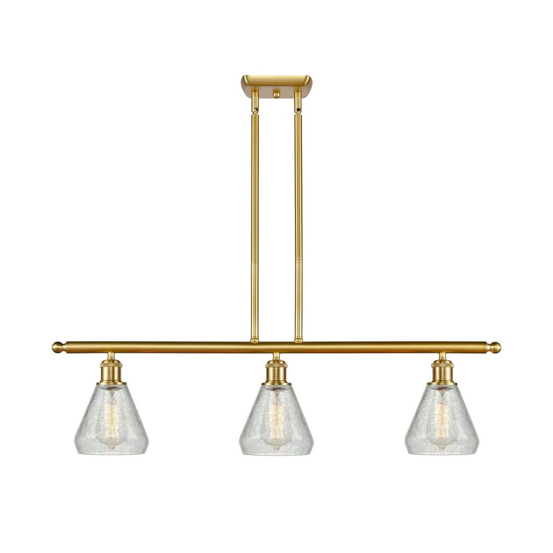 Innovations Ballston 516-3I-SG-G275 Pendant Light - Satin Gold