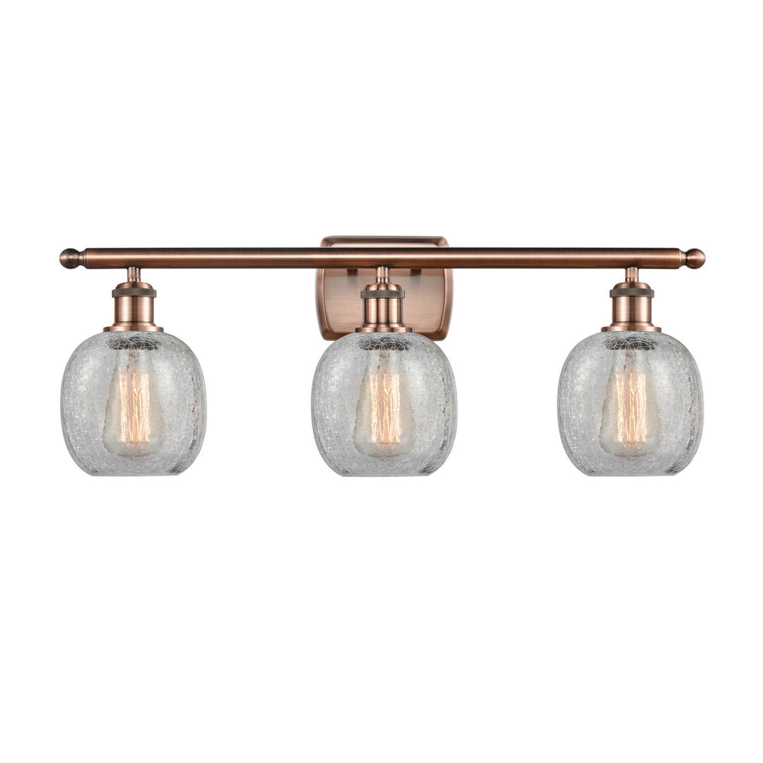 Innovations Ballston 516-3W-AC-G105 Bath Vanity Light 26 in. wide - Antique Copper