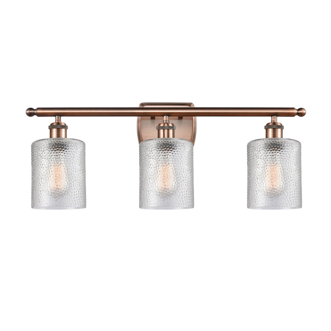 Innovations Ballston 516-3W-AC-G112 Bath Vanity Light 26 in. wide - Antique Copper