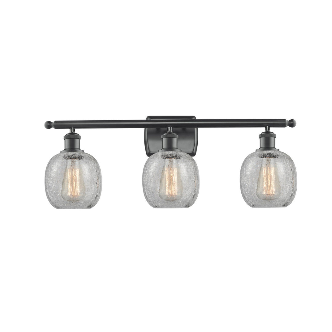 Innovations Ballston 516-3W-BK-G105-LED Bath Vanity Light 26 in. wide - Matte Black