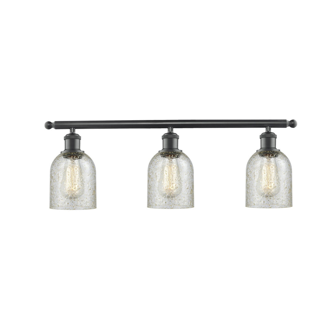Innovations Ballston 516-3W-BK-G259-LED Bath Vanity Light 26 in. wide - Matte Black