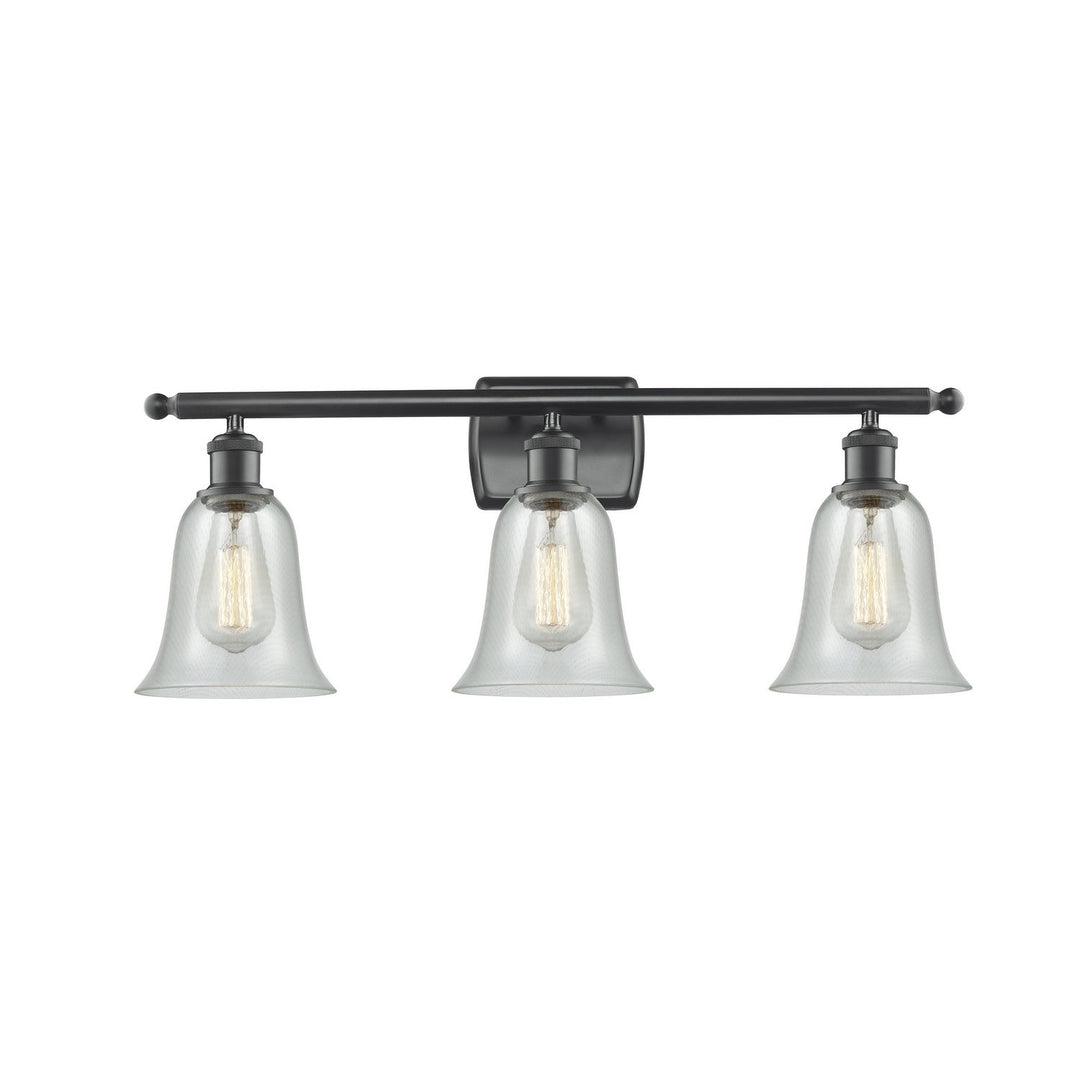 Innovations Ballston 516-3W-BK-G2812-LED Bath Vanity Light 26 in. wide - Matte Black