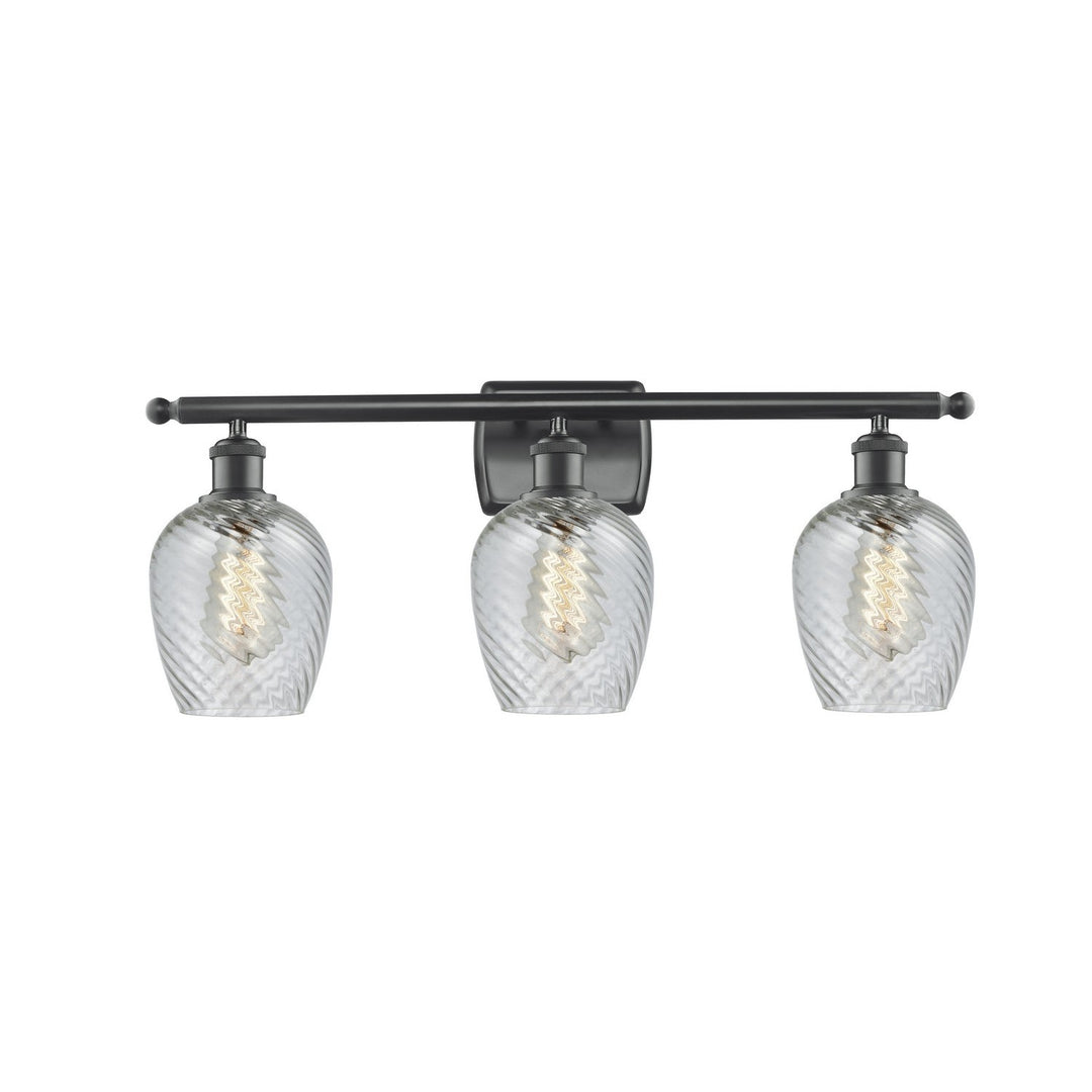 Innovations Ballston 516-3W-BK-G292-LED Bath Vanity Light 26 in. wide - Matte Black