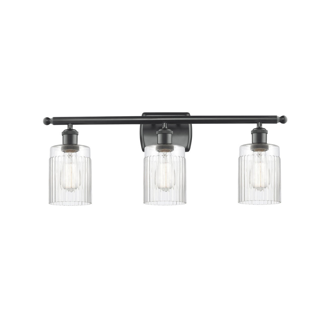 Innovations Ballston 516-3W-BK-G342 Bath Vanity Light 26 in. wide - Matte Black