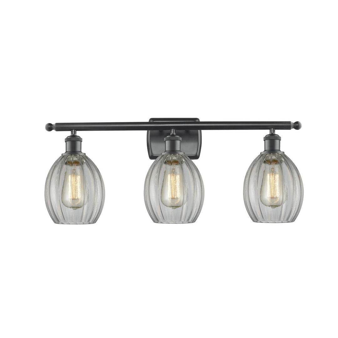 Innovations Ballston 516-3W-BK-G82-LED Bath Vanity Light 26 in. wide - Matte Black