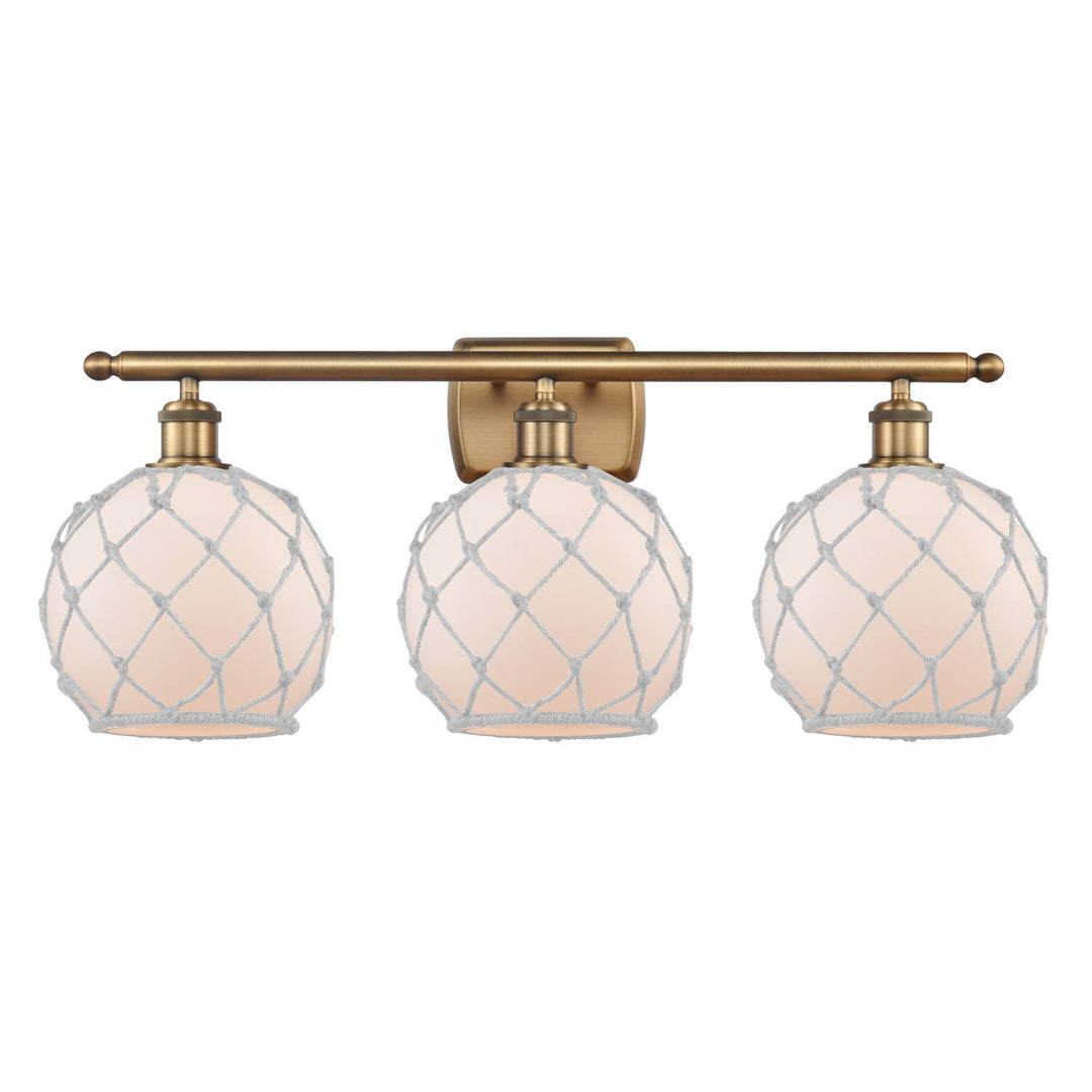 Innovations Ballston 516-3W-BB-G121-8RW Bath Vanity Light 26 in. wide - Brushed Brass