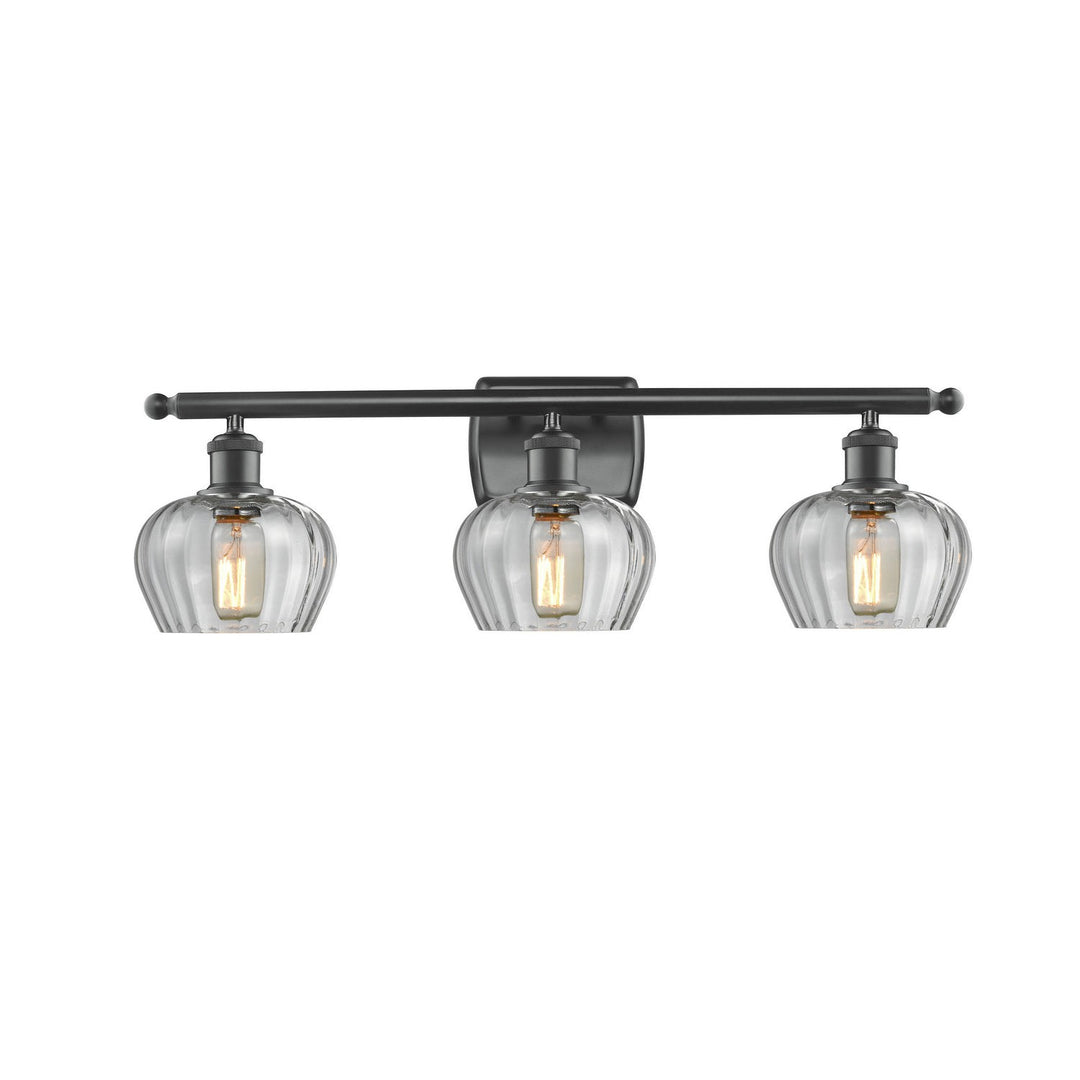 Innovations Ballston 516-3W-BK-G92-LED Bath Vanity Light 26 in. wide - Matte Black