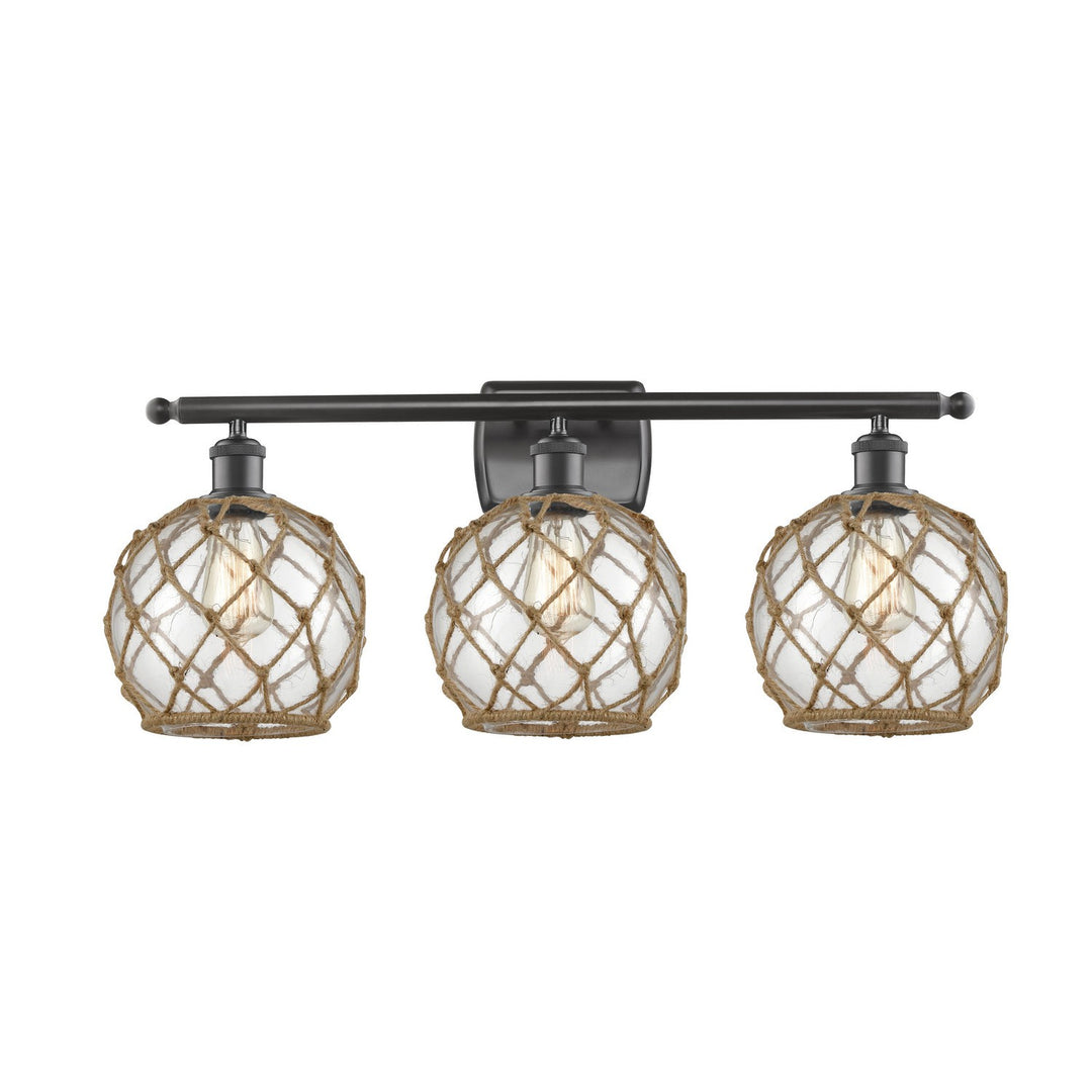 Innovations Ballston 516-3W-OB-G122-8RB Bath Vanity Light 26 in. wide - Oil Rubbed Bronze