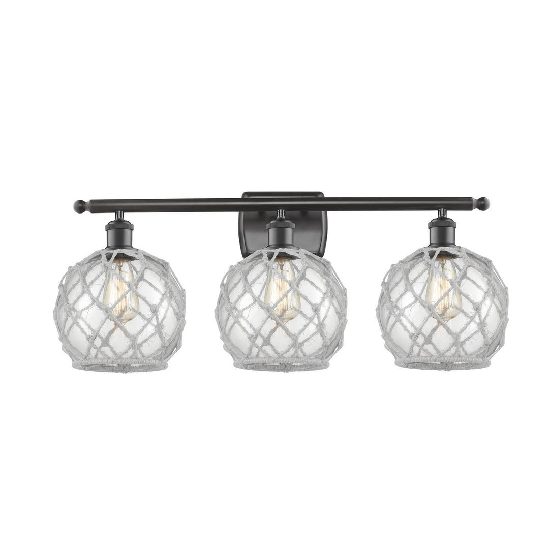 Innovations Ballston 516-3W-OB-G122-8RW Bath Vanity Light 26 in. wide - Oil Rubbed Bronze