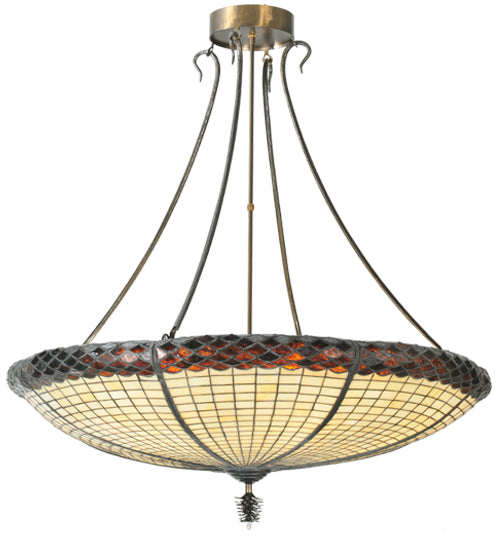 Meyda Tiffany Greenbriar Oak 105628 Pendant Light - Antique Copper