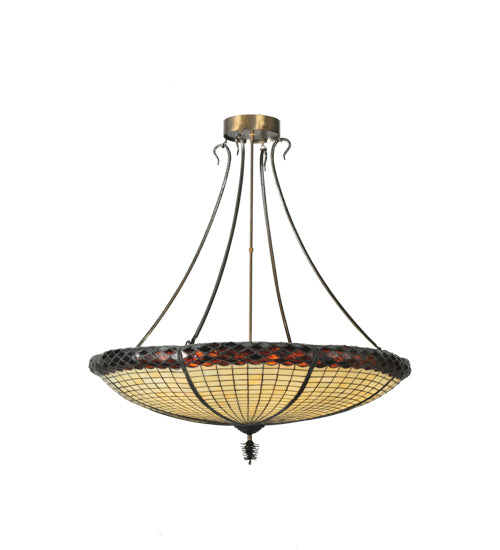 Meyda Tiffany Greenbriar Oak 105628 Pendant Light - Antique Copper