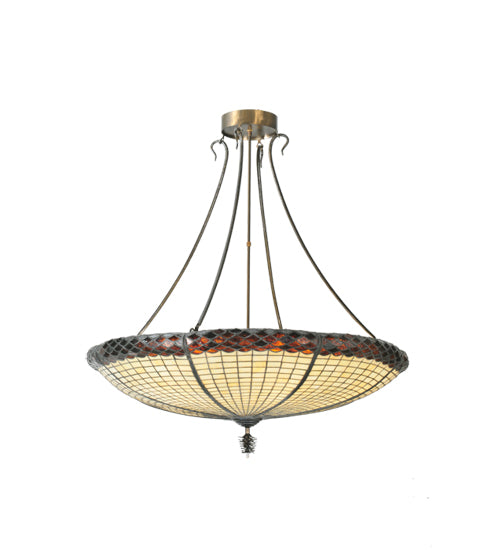 Meyda Tiffany Greenbriar Oak 105628 Pendant Light - Antique Copper