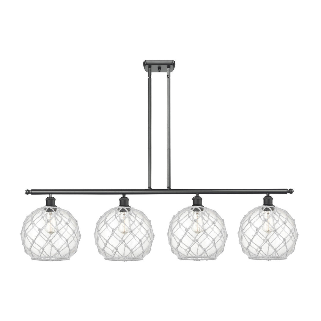 Innovations Ballston 516-4I-BK-G122-10RW Pendant Light - Matte Black