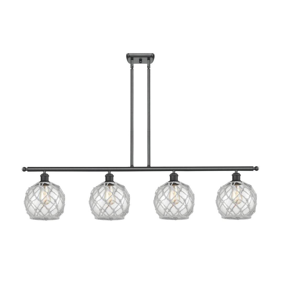 Innovations Ballston 516-4I-BK-G122-8RW Pendant Light - Matte Black