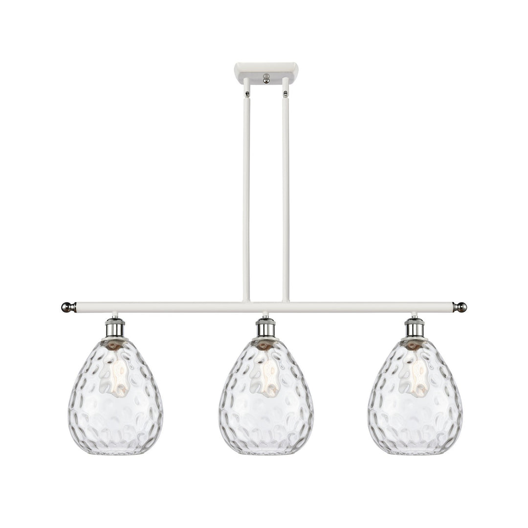 Innovations Ballston 516-3I-WPC-G372 Pendant Light - White and Polished Chrome