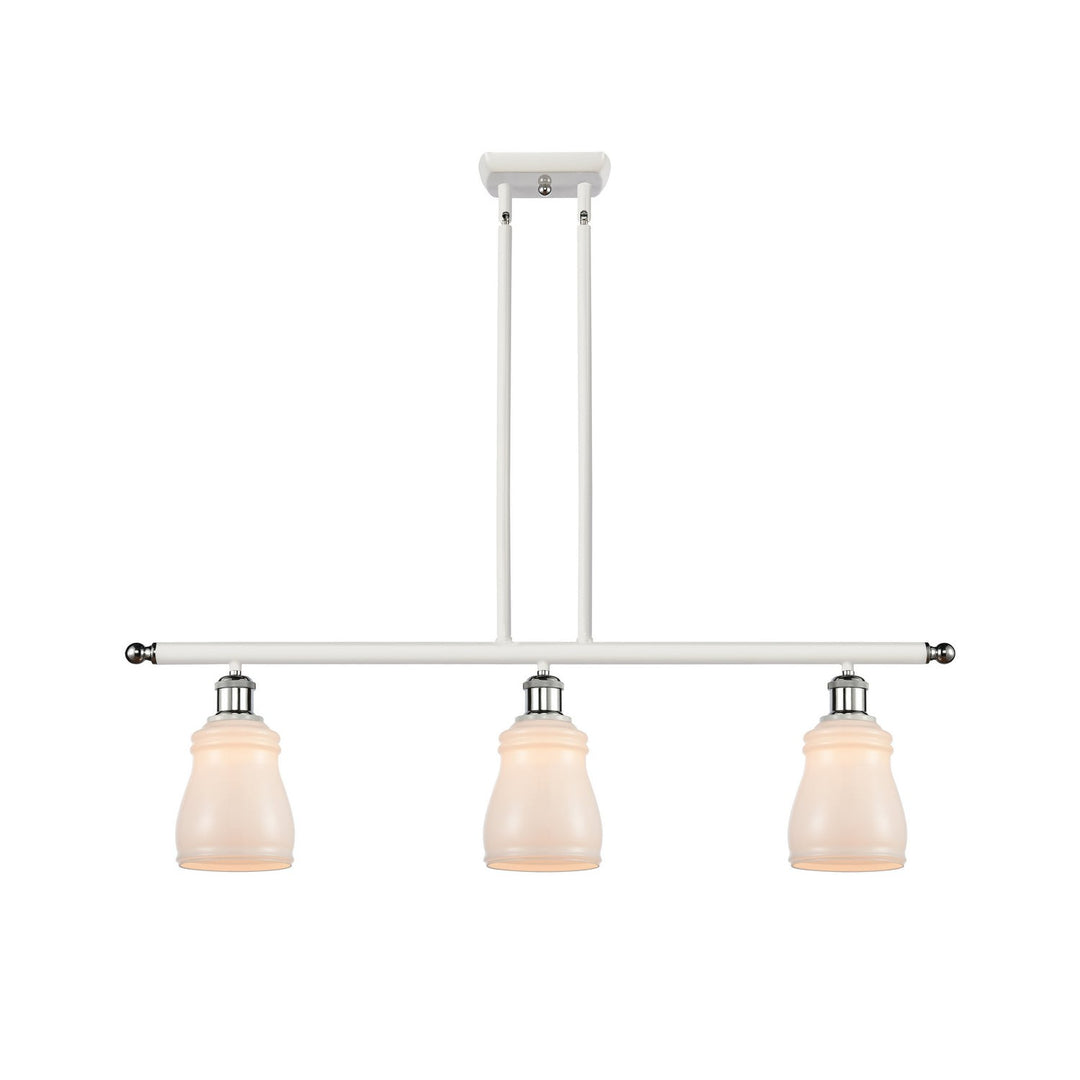 Innovations Ballston 516-3I-WPC-G391 Pendant Light - White and Polished Chrome