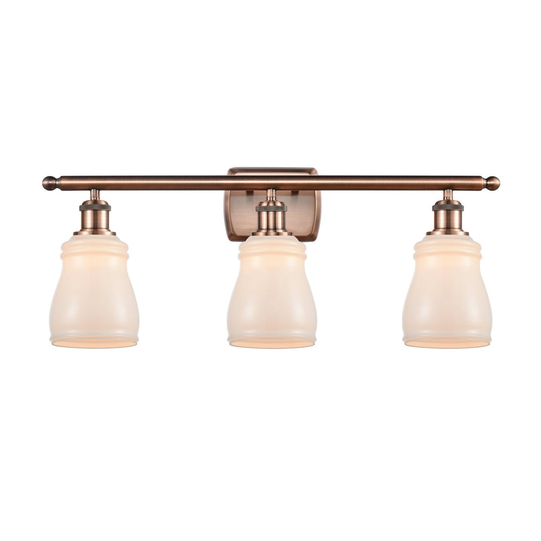 Innovations Ballston 516-3W-AC-G391 Bath Vanity Light 26 in. wide - Antique Copper