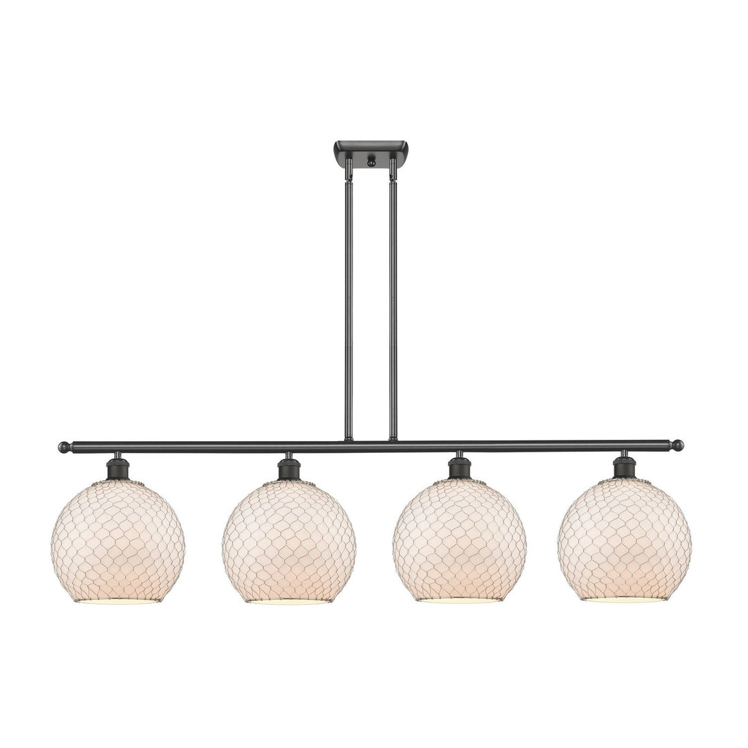 Innovations Ballston 516-4I-OB-G121-10CSN Pendant Light - Oil Rubbed Bronze
