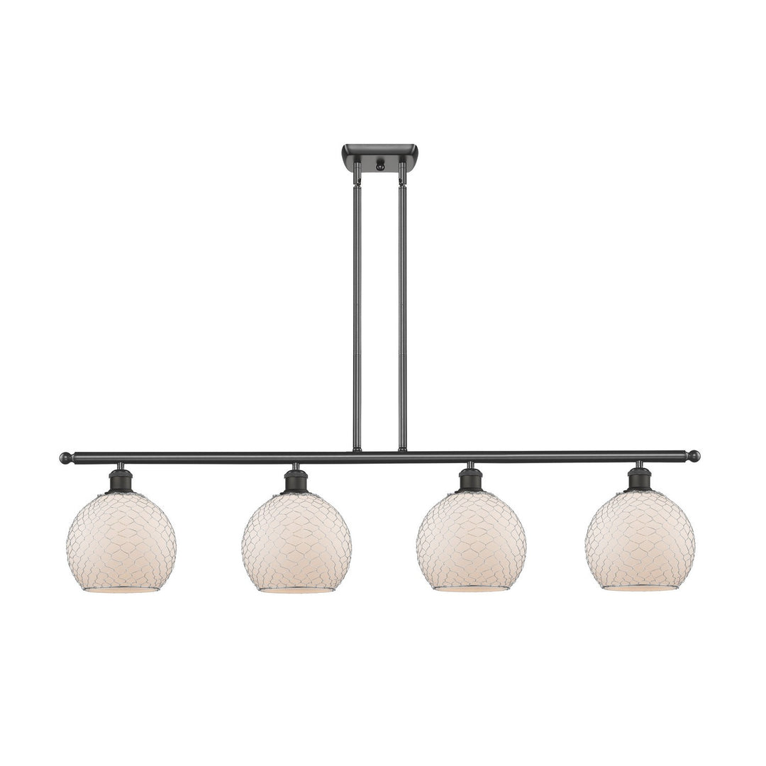 Innovations Ballston 516-4I-OB-G121-8CSN Pendant Light - Oil Rubbed Bronze