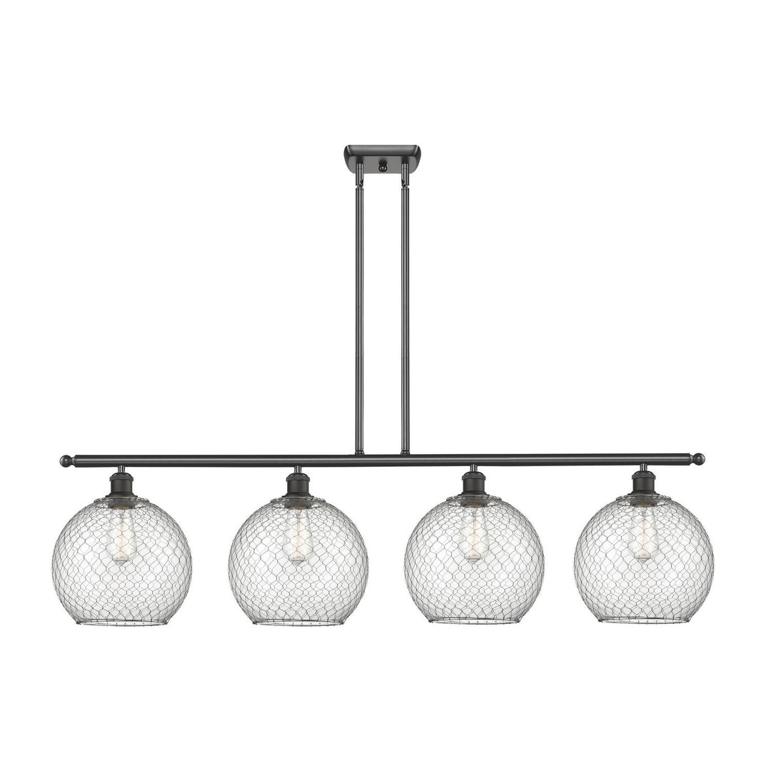 Innovations Ballston 516-4I-OB-G122-10CSN Pendant Light - Oil Rubbed Bronze