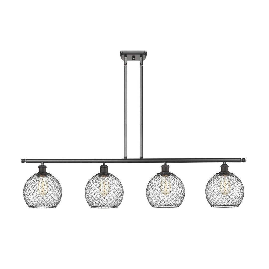 Innovations Ballston 516-4I-OB-G122-8CBK Pendant Light - Oil Rubbed Bronze
