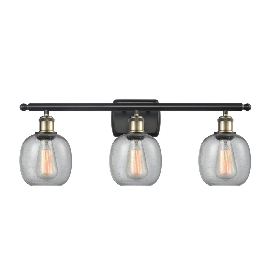 Innovations Ballston 516-3W-BAB-G104 Bath Vanity Light 26 in. wide - Black Antique Brass