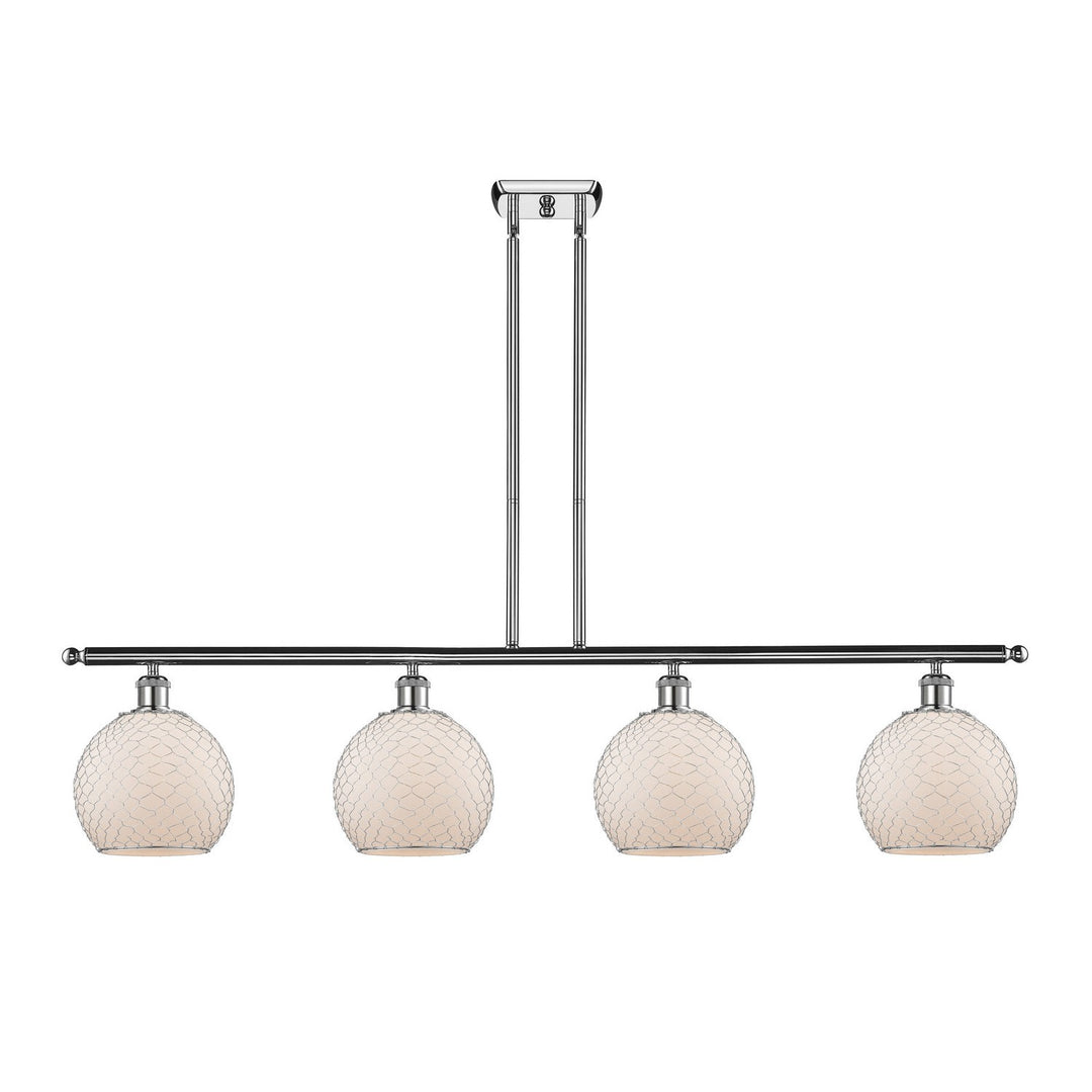 Innovations Ballston 516-4I-PC-G121-8CSN Pendant Light - Polished Chrome