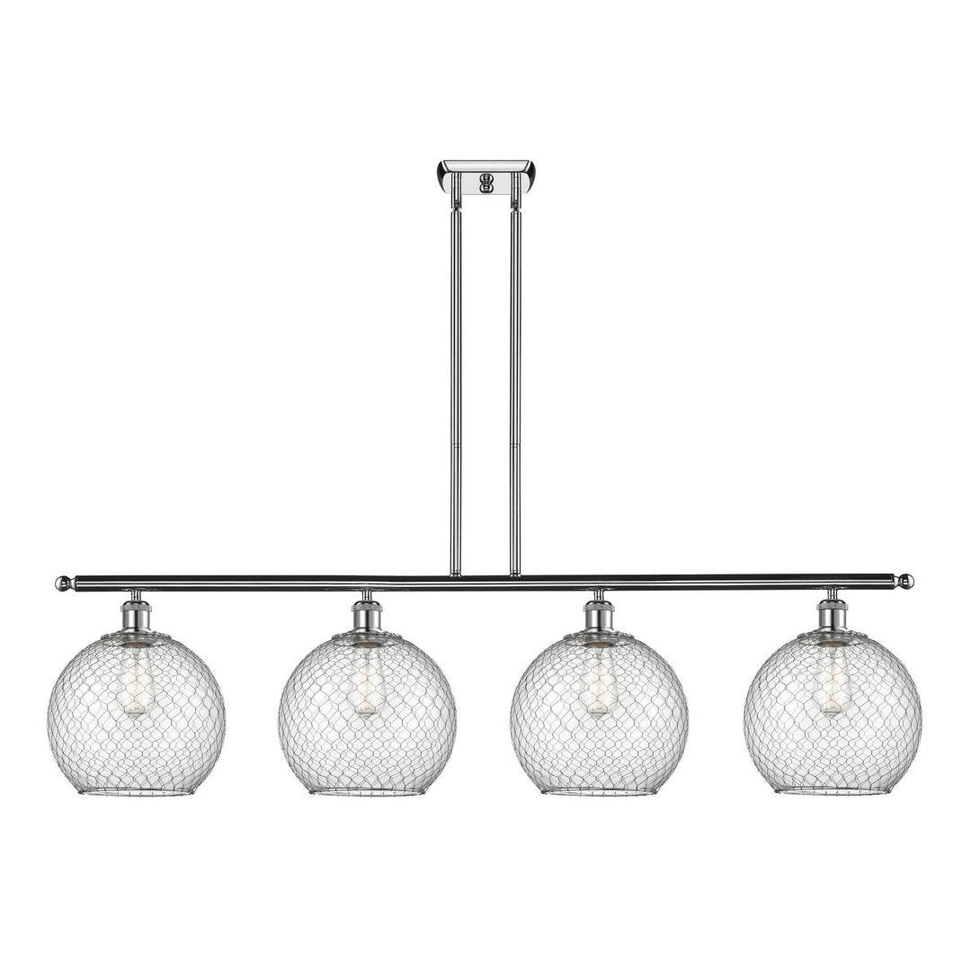 Innovations Ballston 516-4I-PC-G122-10CSN Pendant Light - Polished Chrome