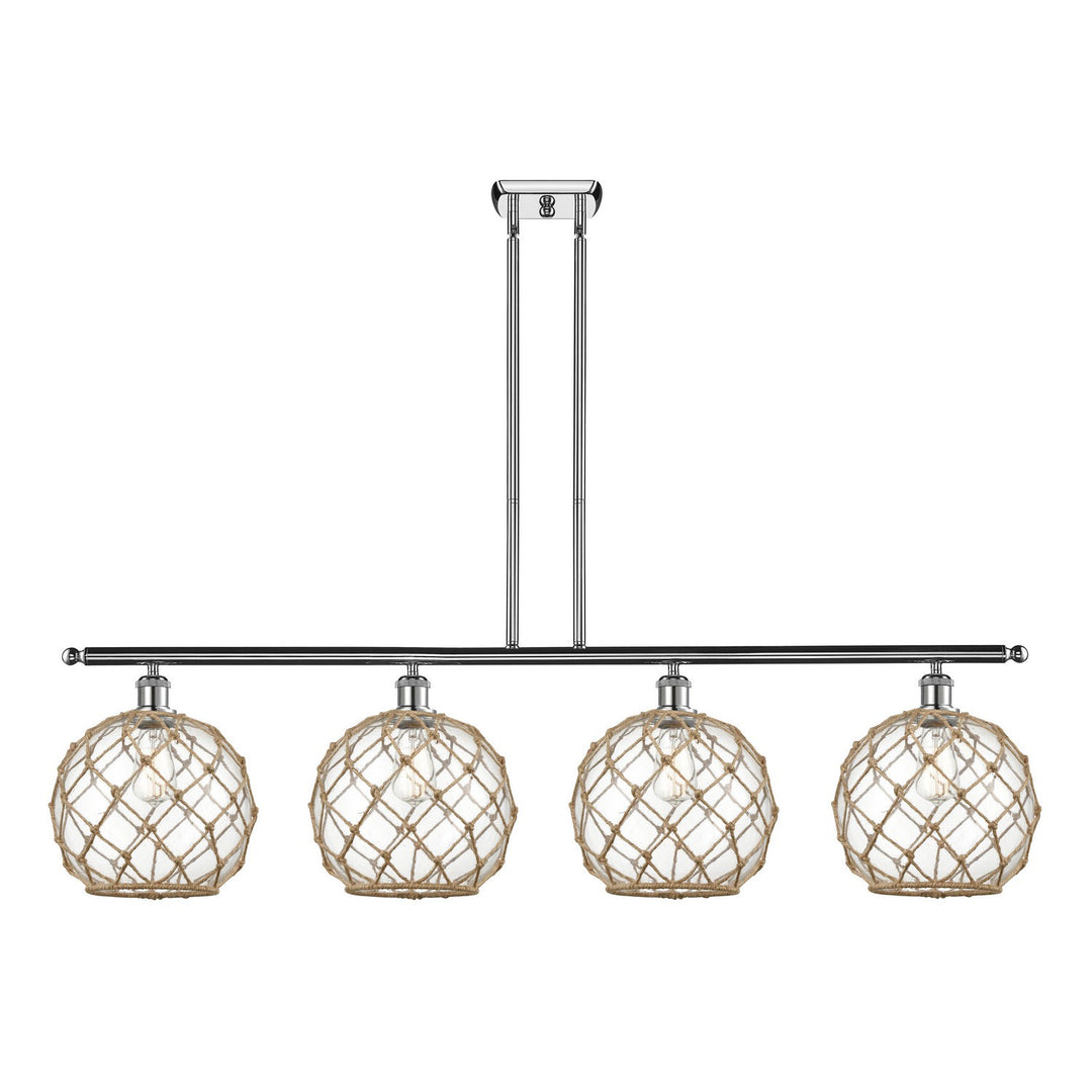 Innovations Ballston 516-4I-PC-G122-10RB Pendant Light - Polished Chrome