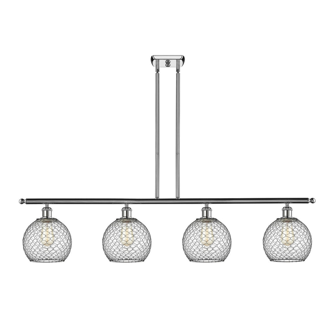 Innovations Ballston 516-4I-PC-G122-8CBK Pendant Light - Polished Chrome
